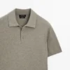 Jersey polo de punto de algodón Jersey polo de punto de algodón