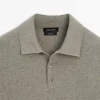 Jersey polo de punto de algodón Jersey polo de punto de algodón