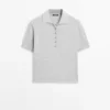 Jersey polo de punto de algodón Jersey polo de punto de algodón