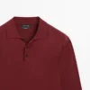 Jersey polo de punto de algodón Jersey polo de punto de algodón