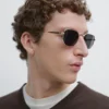 Jerséu de punto con cuello en V de mezcla de algodón Jerséu de punto con cuello en V de mezcla de algodón