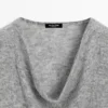 Jerséu de punto con cuello vuelto Jerséu de punto con cuello vuelto