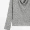 Jerséu de punto con cuello vuelto Jerséu de punto con cuello vuelto