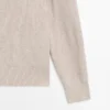 Jerséu de punto de algodón con cuello Henley Jerséu de punto de algodón con cuello Henley