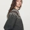 Jerséu de punto jacquard de lana