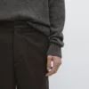 Look completo Pantalones de mezcla de lana Look completo Pantalones de mezcla de lana