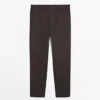 Look completo Pantalones de mezcla de lana Look completo Pantalones de mezcla de lana