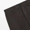 Look completo Pantalones de mezcla de lana Look completo Pantalones de mezcla de lana
