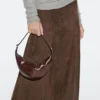 Mini bolso de piel napa