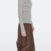 Mini bolso de piel napa
