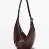 Mini bolso de piel napa