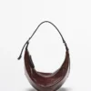 Mini bolso de piel napa