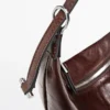 Mini bolso de piel napa