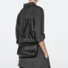 Mini bolso trenzado de piel napa Mini bolso trenzado de piel napa
