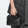 Mini bolso trenzado de piel napa Mini bolso trenzado de piel napa