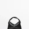 Mini bolso trenzado de piel napa Mini bolso trenzado de piel napa