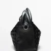 Mini bolso trenzado de piel napa Mini bolso trenzado de piel napa