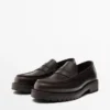 Mocasines con puntera mocasinera y suela de goma Mocasines con puntera mocasinera y suela de goma