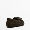 Mocasines de ante serraje con flecos y borlas