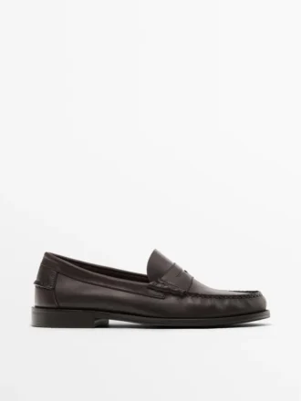 Mocasines de cuero suave aceitados