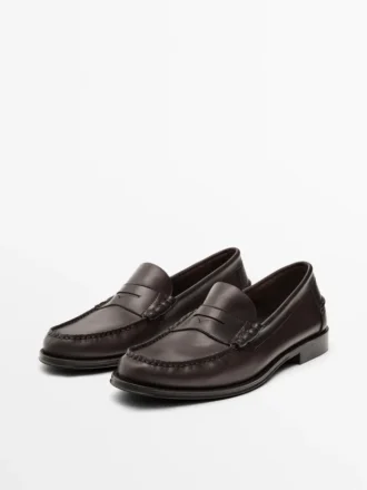 Mocasines de cuero suave aceitados