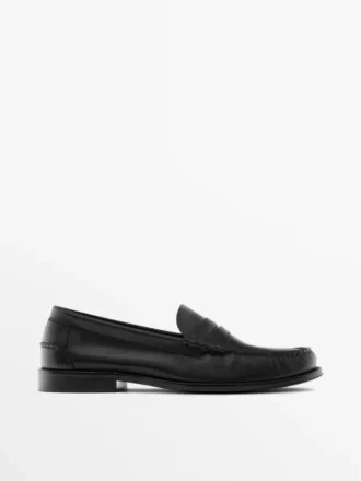Mocasines de piel suave aceitada