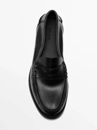 Mocasines de piel suave aceitada