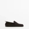 Mocasines de piel suave con detalle fruncido Mocasines de piel suave con detalle fruncido