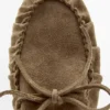 Mocasines de piel suave con detalle fruncido Mocasines de piel suave con detalle fruncido
