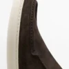 Mocasines estilo bota de piel serrada Mocasines estilo bota de piel serrada