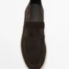 Mocasines estilo bota de piel serrada Mocasines estilo bota de piel serrada