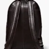 Mochila de piel napa con cremallera Mochila de piel napa con cremallera