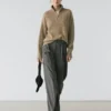 Pantalones a rayas con pinzas Pantalones a rayas con pinzas