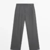 Pantalones a rayas con pinzas Pantalones a rayas con pinzas