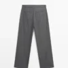 Pantalones a rayas con pinzas Pantalones a rayas con pinzas