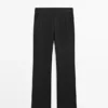 Pantalones acampanados 100 % lino Pantalones acampanados 100 % lino