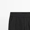 Pantalones acampanados 100 % lino Pantalones acampanados 100 % lino