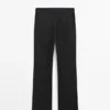 Pantalones acampanados 100 % lino Pantalones acampanados 100 % lino