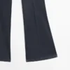 Pantalones acampanados encerados Pantalones acampanados encerados