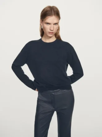 Pantalones acampanados encerados