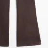 Pantalones acampanados encerados Pantalones acampanados encerados