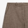 Pantalones anchos y voluminosos de mezcla de lana Pantalones anchos y voluminosos de mezcla de lana