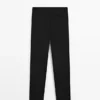 Pantalones capri de mezcla de lino Pantalones capri de mezcla de lino