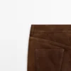 Pantalones cortos de ante con cordones Pantalones cortos de ante con cordones