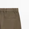 Pantalones de algodón con pinzas dobles Pantalones de algodón con pinzas dobles