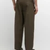 Pantalones de algodón con pinzas dobles Pantalones de algodón con pinzas dobles