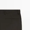 Pantalones de algodón de corte ajustado Pantalones de algodón de corte ajustado