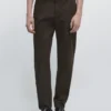 Pantalones de algodón de corte ajustado Pantalones de algodón de corte ajustado