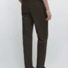 Pantalones de algodón de corte ajustado Pantalones de algodón de corte ajustado