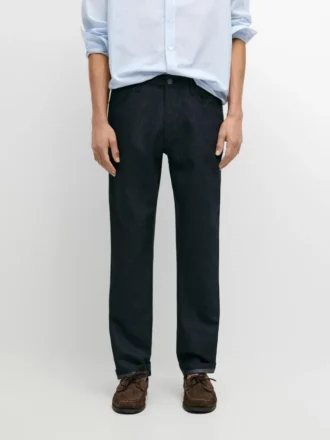 Pantalones de algodón y lino con cinco bolsillos